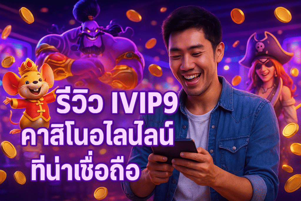รีวิว IVIP9 คาสิโนออนไลน์ ที่น่าเชื่อถือ